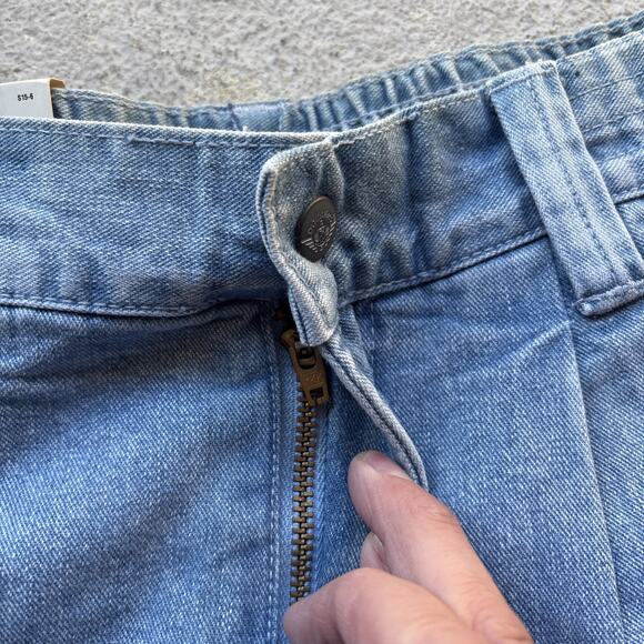 Deadstock 90s Dockers Jeans Mens 29x30 Pleated Denim Levis Cargo Tapered Vintage - Picture 4 of 11